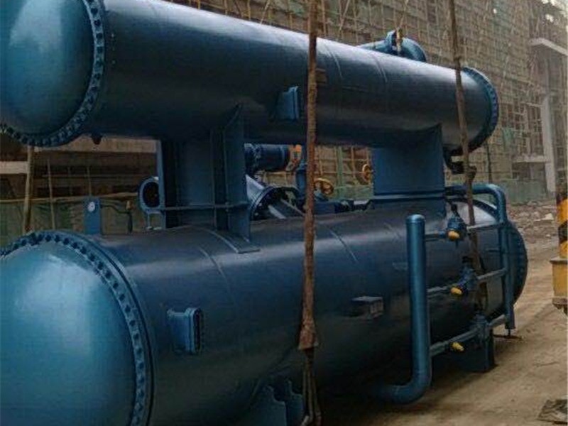 空调主机及冰水机主机吊装上楼搬运定位