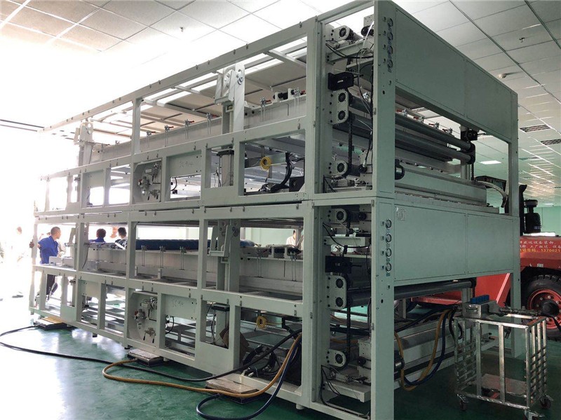 光伏设备38吨层压机吊装卸车气垫搬运定位